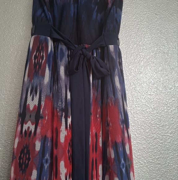 Luxe Carmen Marc Valvo  Multicolor Maxi Dress.    Size S - Picture 9 of 12